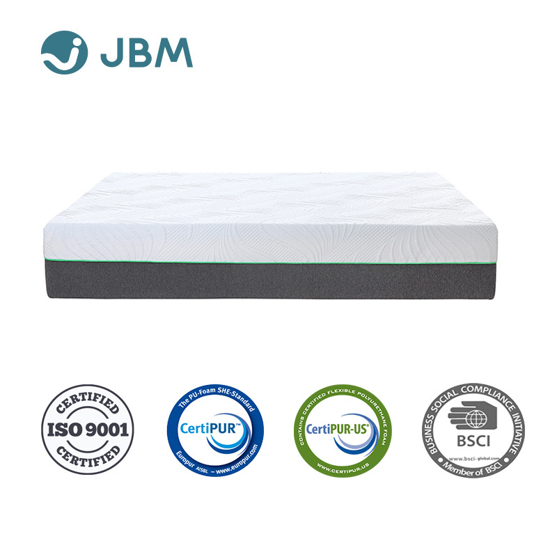 Cheap king queen single size mattress knitted fabric foam mattress topper massage hotel natural latex gel memory foam mattress