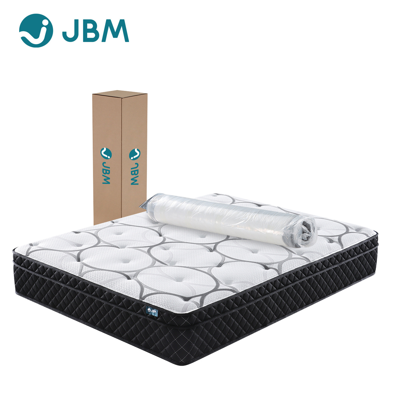 12 inch gel memory foam pocket spring polyurethane foam mattress bedroom furniture massage dream sleep bed rolling mattress