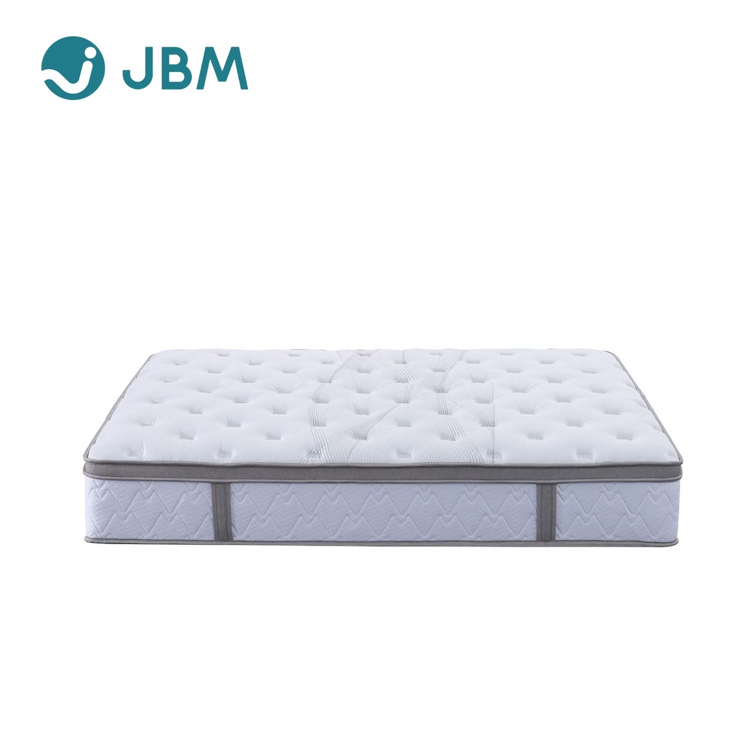 Queen King Convoluted Foam Bed Mattress Rolled up Pocket Coil Spring Size 8-12 Inch Home Furniture Customized Logo Modern