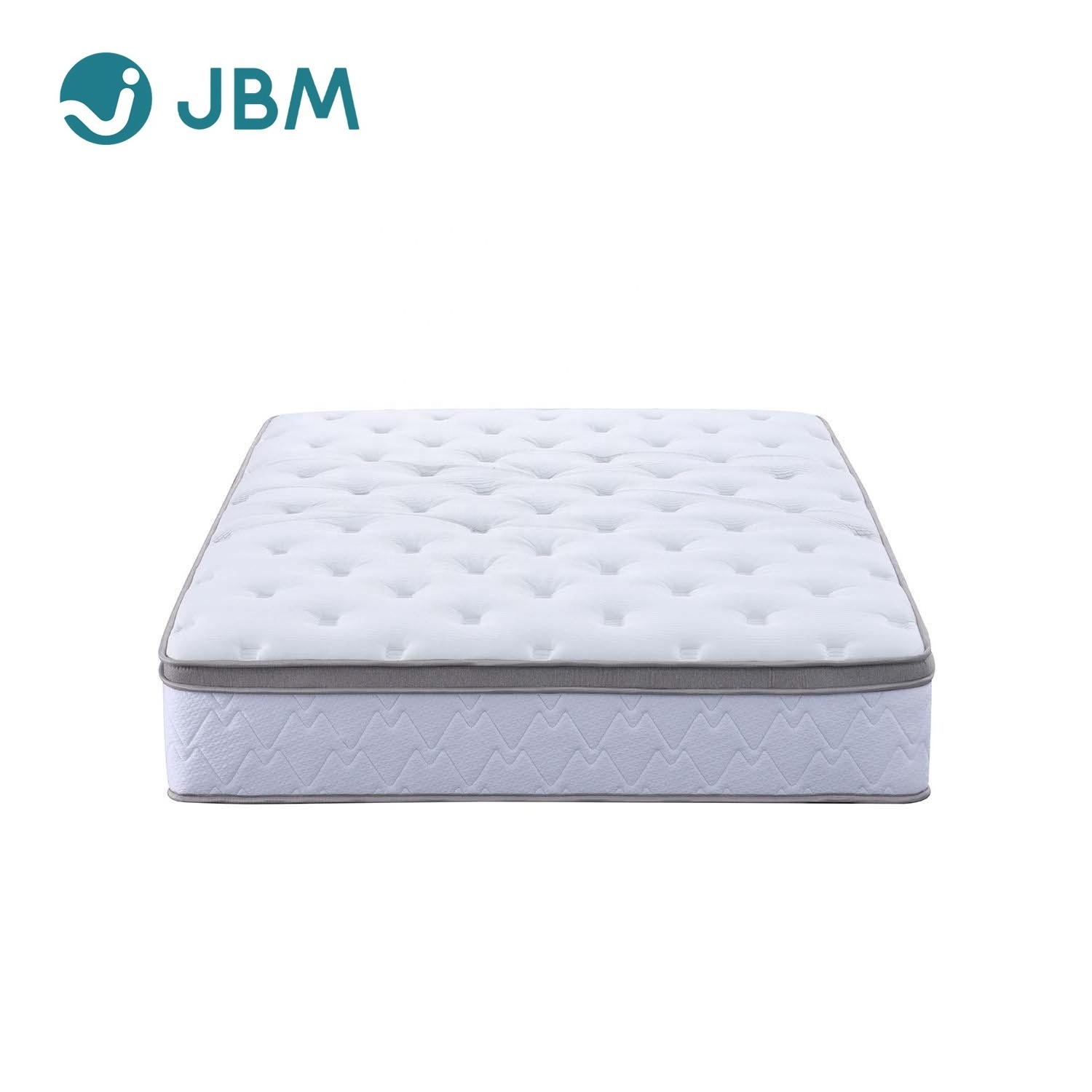 Queen King Convoluted Foam Bed Mattress Rolled up Pocket Coil Spring Size 8-12 Inch Home Furniture Customized Logo Modern