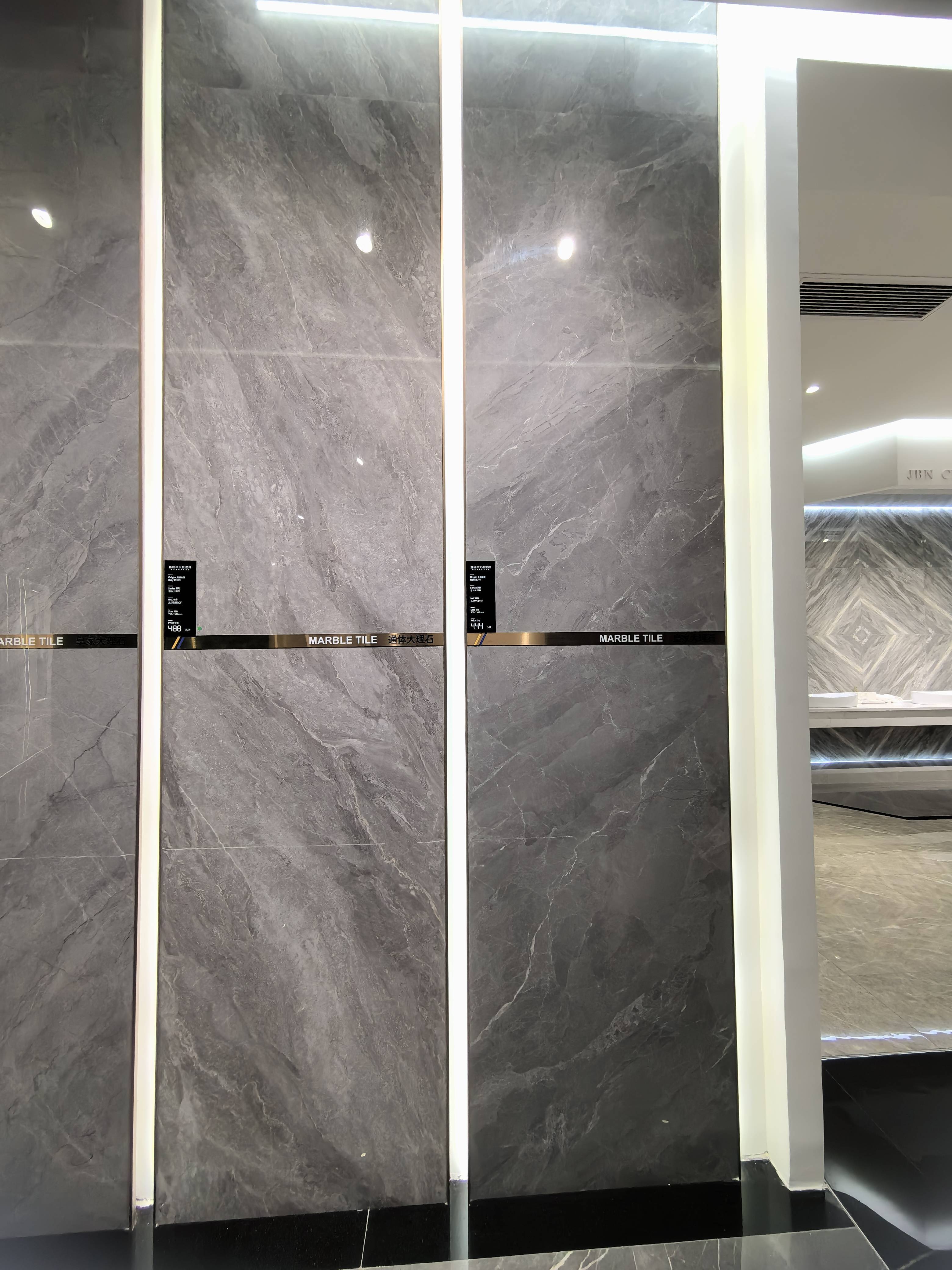 Full polished full body glazed 750x1500 big tile marble look first choice on sale porcelain tile flooring tile for floor