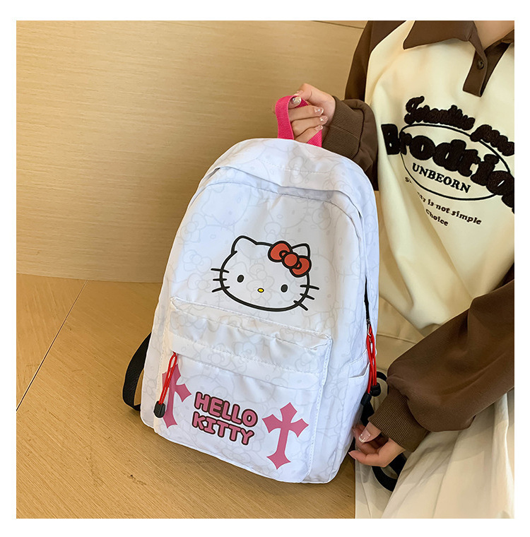 Hot Sale Outdoor Travel Large Capacity Girls Cute Cartoon Kitty Cat School Bag