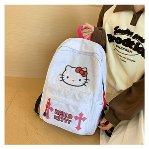 Hot Sale Outdoor Travel Large Capacity Girls Cute Cartoon Kitty Cat School Bag