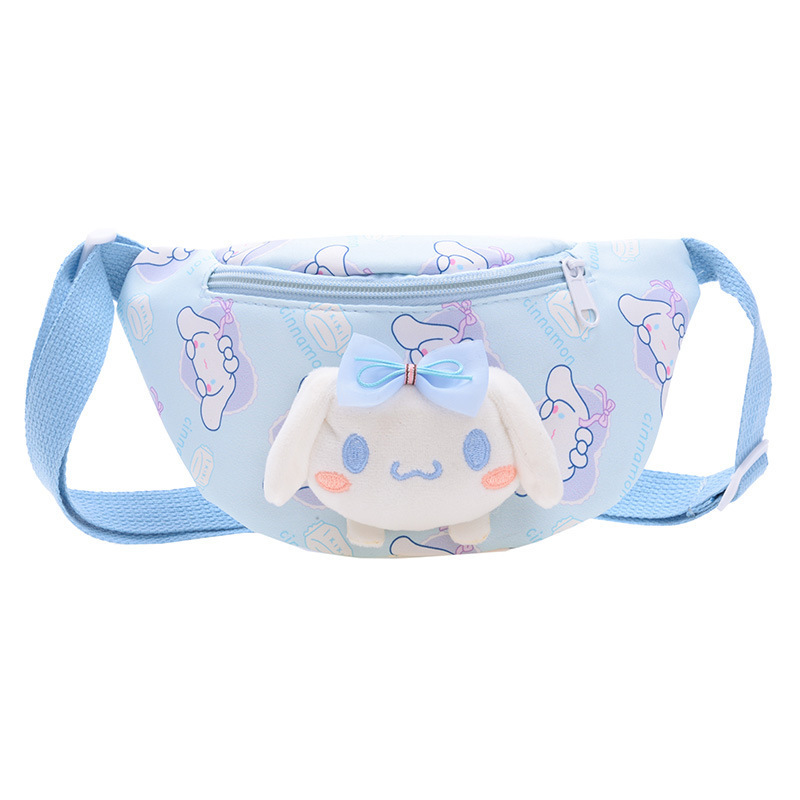 Casual Fashion Shoulder Bag Cartoon Cute Printed Chest Bag Kulami Pocha Dog KT Cat Crossbody Bag For Boy Girls