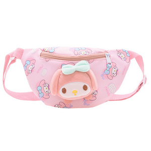 Casual Fashion Shoulder Bag Cartoon Cute Printed Chest Bag Kulami Pocha Dog KT Cat Crossbody Bag For Boy Girls