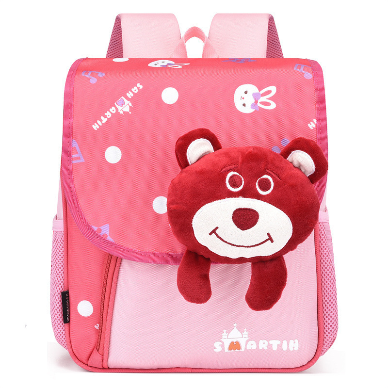 New Kitty Cat Cute 3D Cartoon Wear-resistant Children's School bag Kindergarten Backpack for Boys and Girls