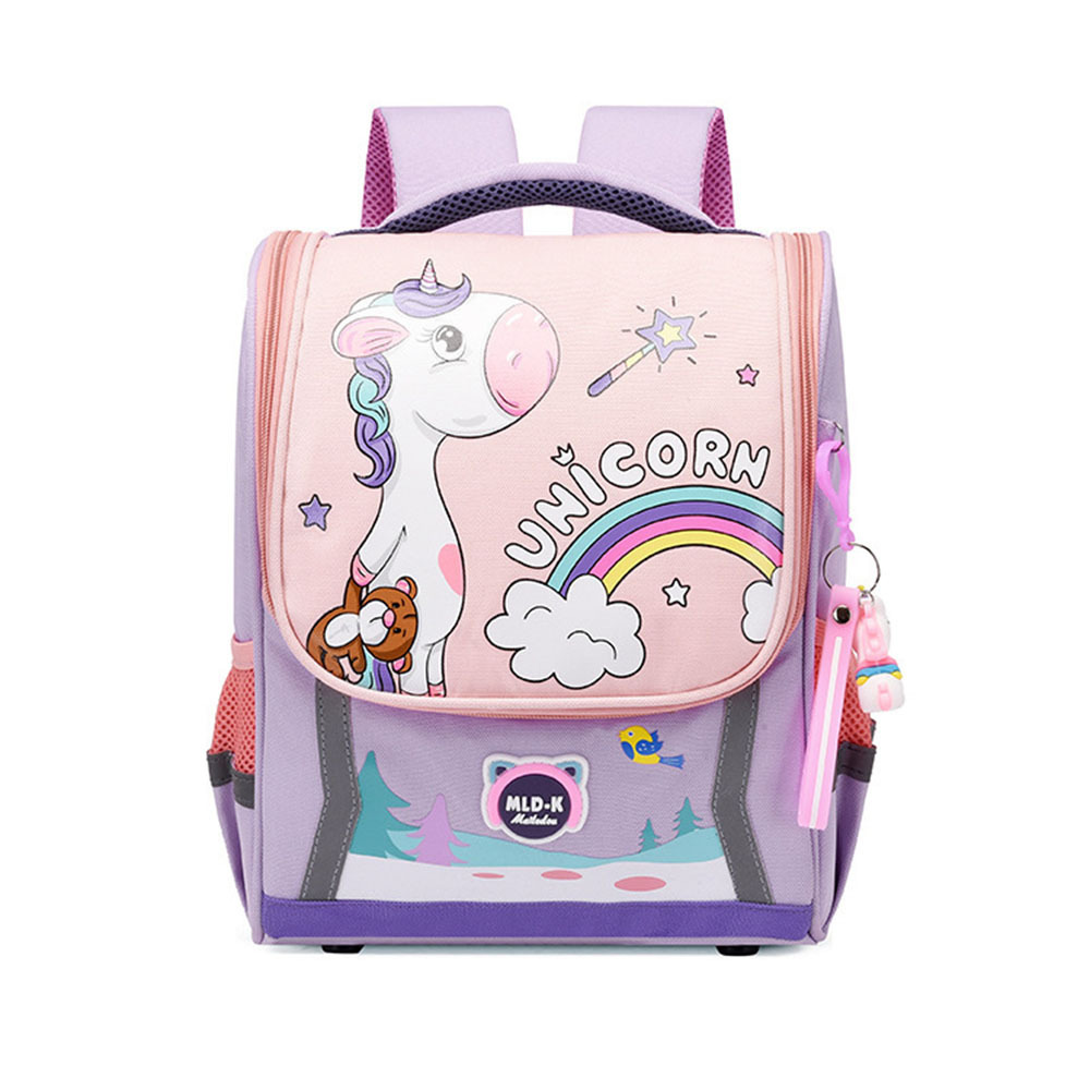 Canvas Large Capacity Fashion Space Backpack Anti Splashing Backpack Cartoon Printing Bag Kids Backpack School