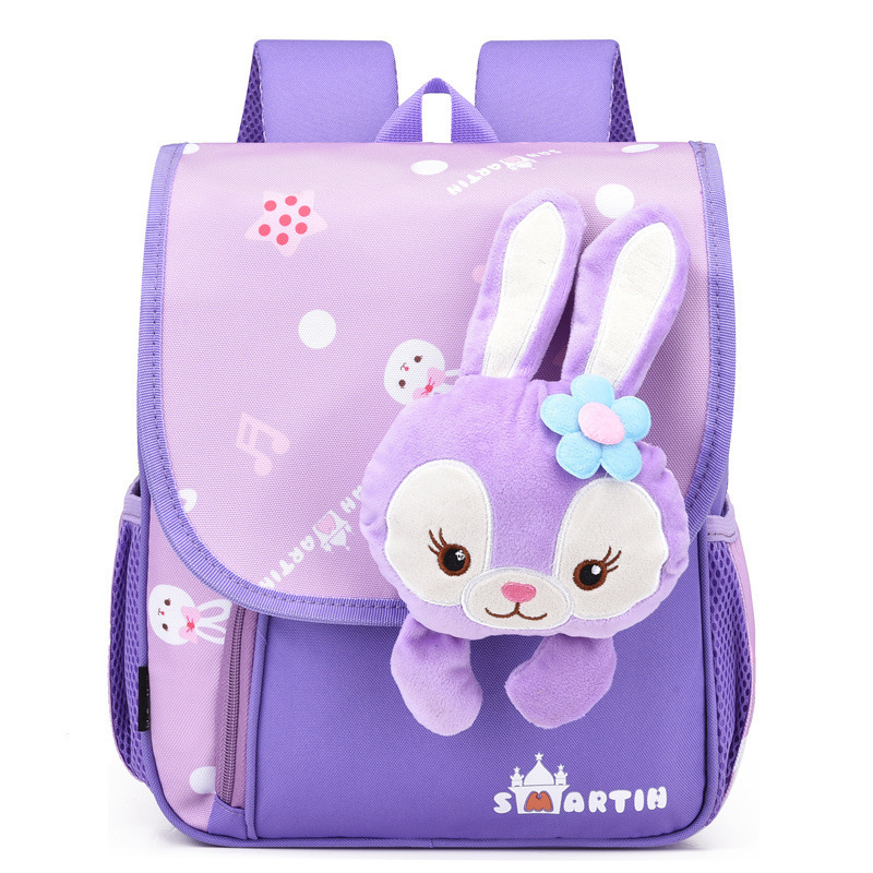 New Kitty Cat Cute 3D Cartoon Wear-resistant Children's School bag Kindergarten Backpack for Boys and Girls