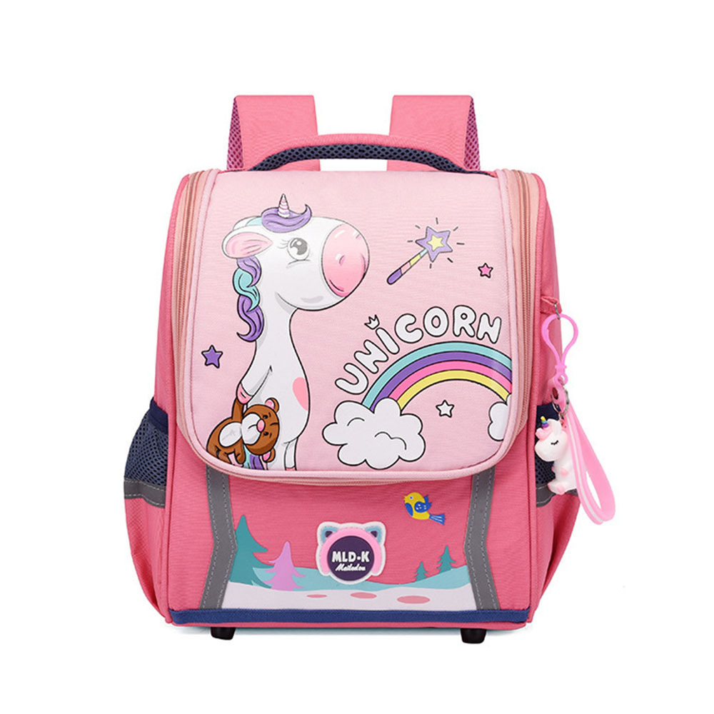 Canvas Large Capacity Fashion Space Backpack Anti Splashing Backpack Cartoon Printing Bag Kids Backpack School