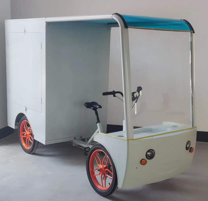 Food cart delivery 48v 1000 watt electric bicycle kit with battery electric 4 wheeler cargo bike