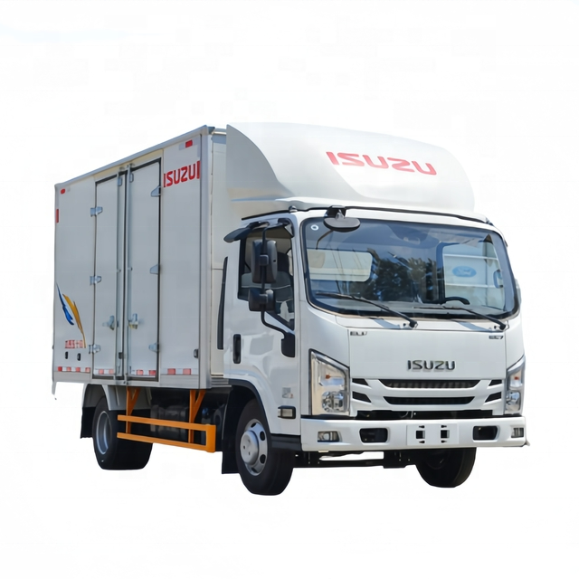 Isuzu Light Duty Cargo Trucks 4X2 Manural 3ton Isuzu Small Box Mini Trucks for Sale