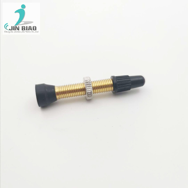 Bicycle presta valve for road MTB bicycle tubeless tires brass core alloy stem tubeless