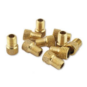 Pump Road Bicycle Convert Schrader Tubeless Presta valve Adaptor brass Copper Bike air Valve adapter