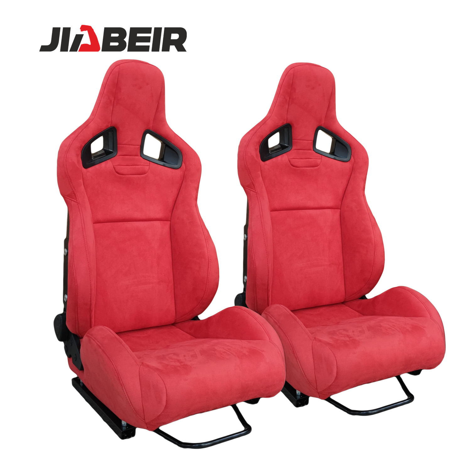 JBR9001 Recline Red Suede Carbon Fiber Racing Car Seats