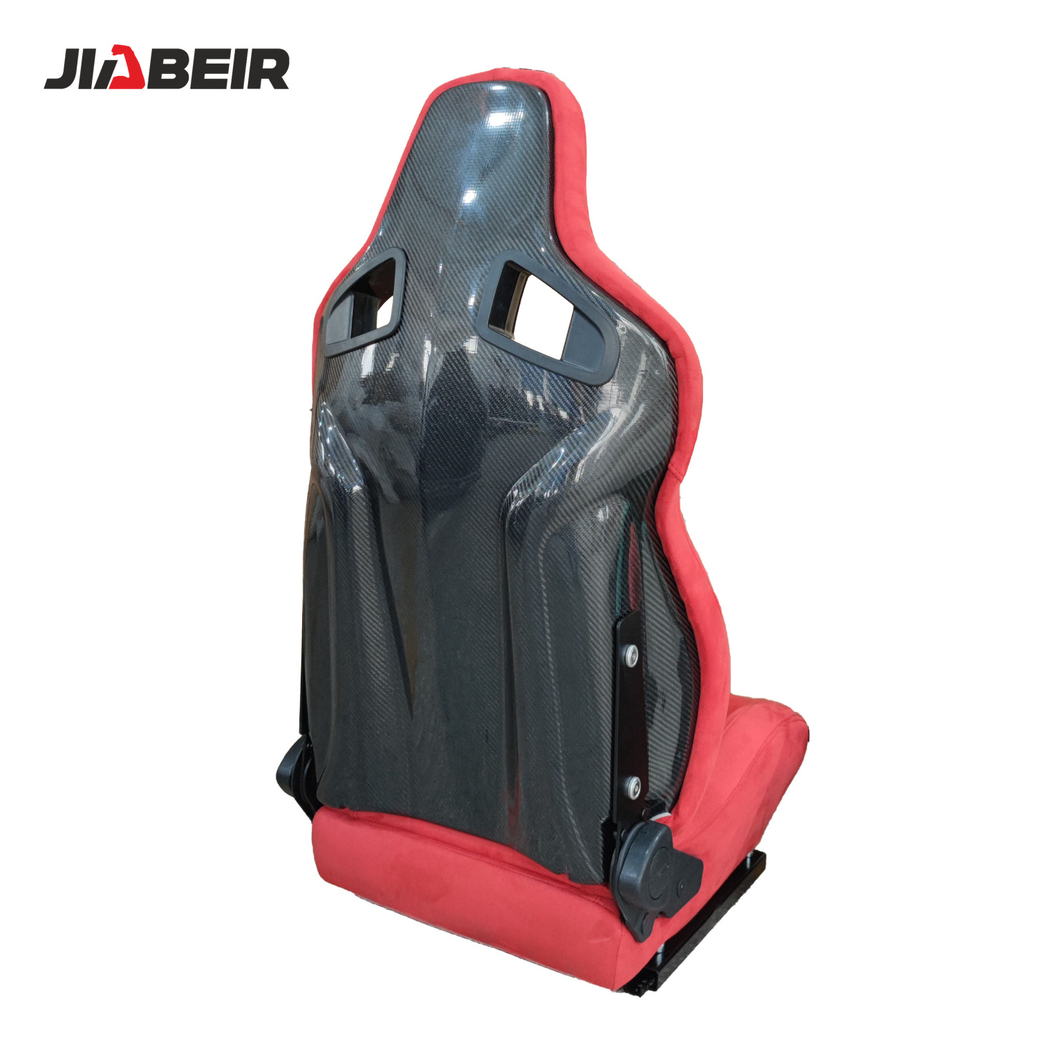 JBR9001 Recline Red Suede Carbon Fiber Racing Car Seats