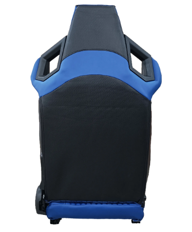 JBR 1085 Blue Interior Accessories Luxury Leather Bucket Adjustable Sport Vehicle Racing Car Seats