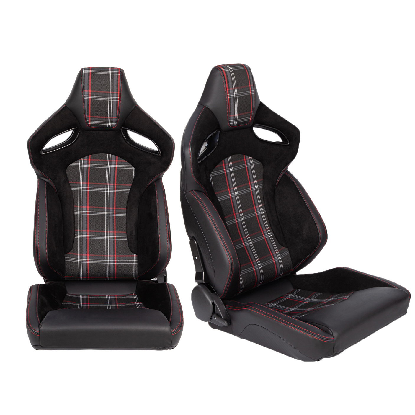 JIABEIR 9007 Red Special Fabric Adjustable Interior Accessories Simulator Sim Bucket Car Racing Seats