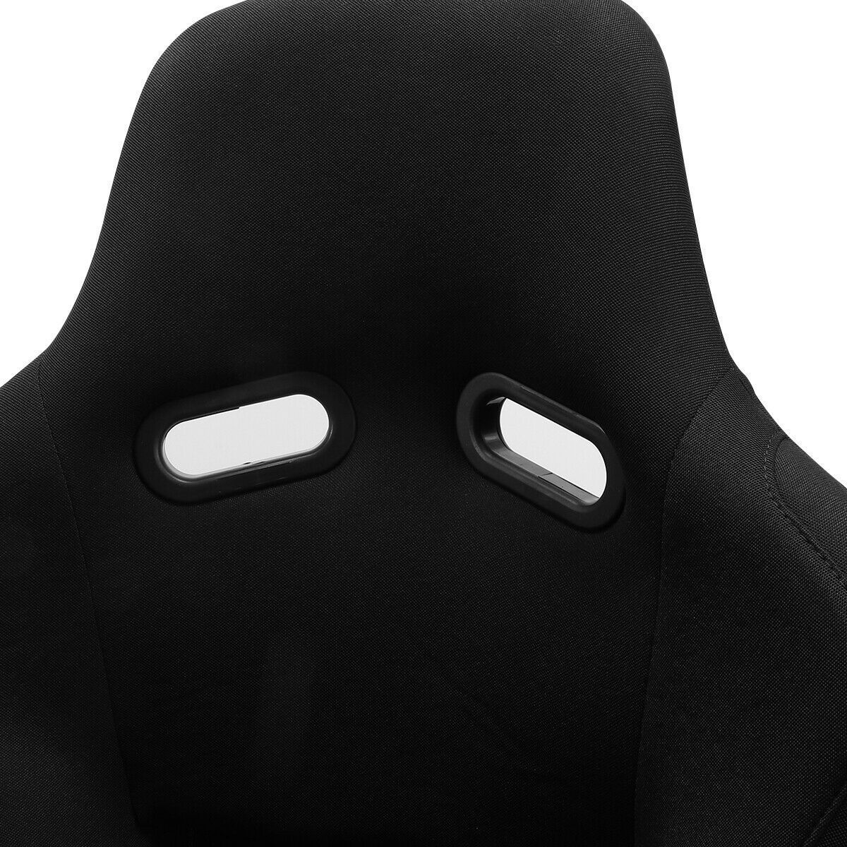 JBR 1022BB Fiber Glass Black Bucket Universal Automobile Use Racing Car Seat