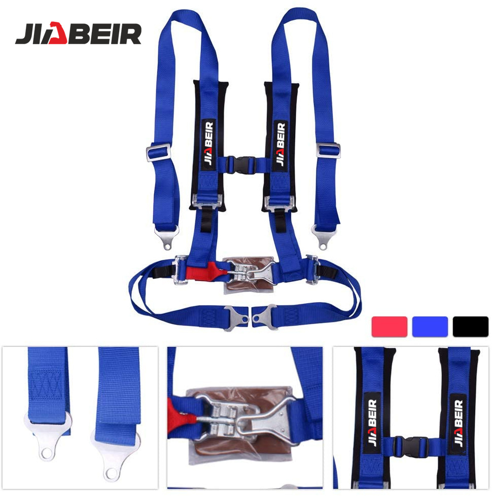 JBR 4004 2 inch 6 Point Custom LOGO racing harness safety belt car seat belt buckle