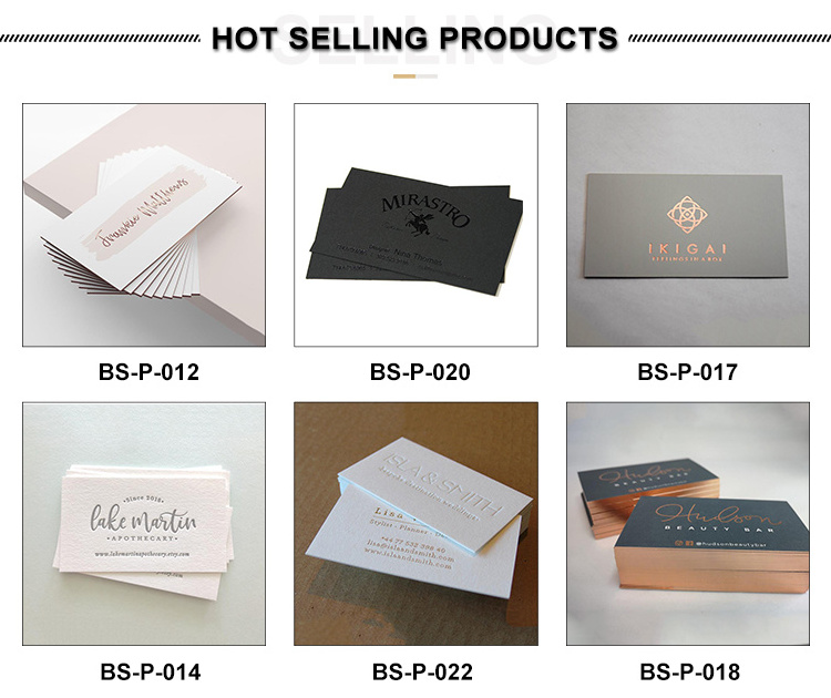 Custom Design Letterpress Calling Cards, Paper Printing Oem Gold Foil Business Card