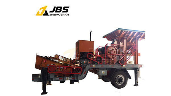 Mobile Diesel engine stone crusher plant with mini Jaw crusher PE250X400 and small vibrating screen