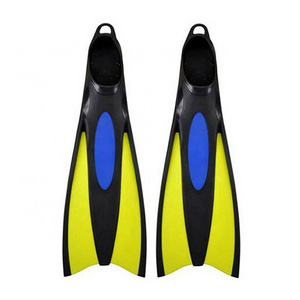 Full foot different size scuba diving fins for snorkeling