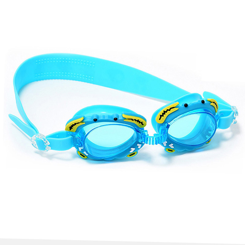 Wholesale Customized Cartoon Design Kids Swimming Goggles Anti fog UV Protection Swimming Glasses