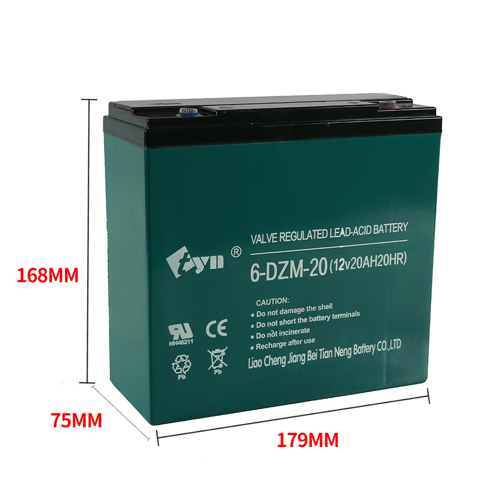 Battery accessories 24v scooters E-Tricycles wheelchair battery deep cycle lead acid scooter battery 12v