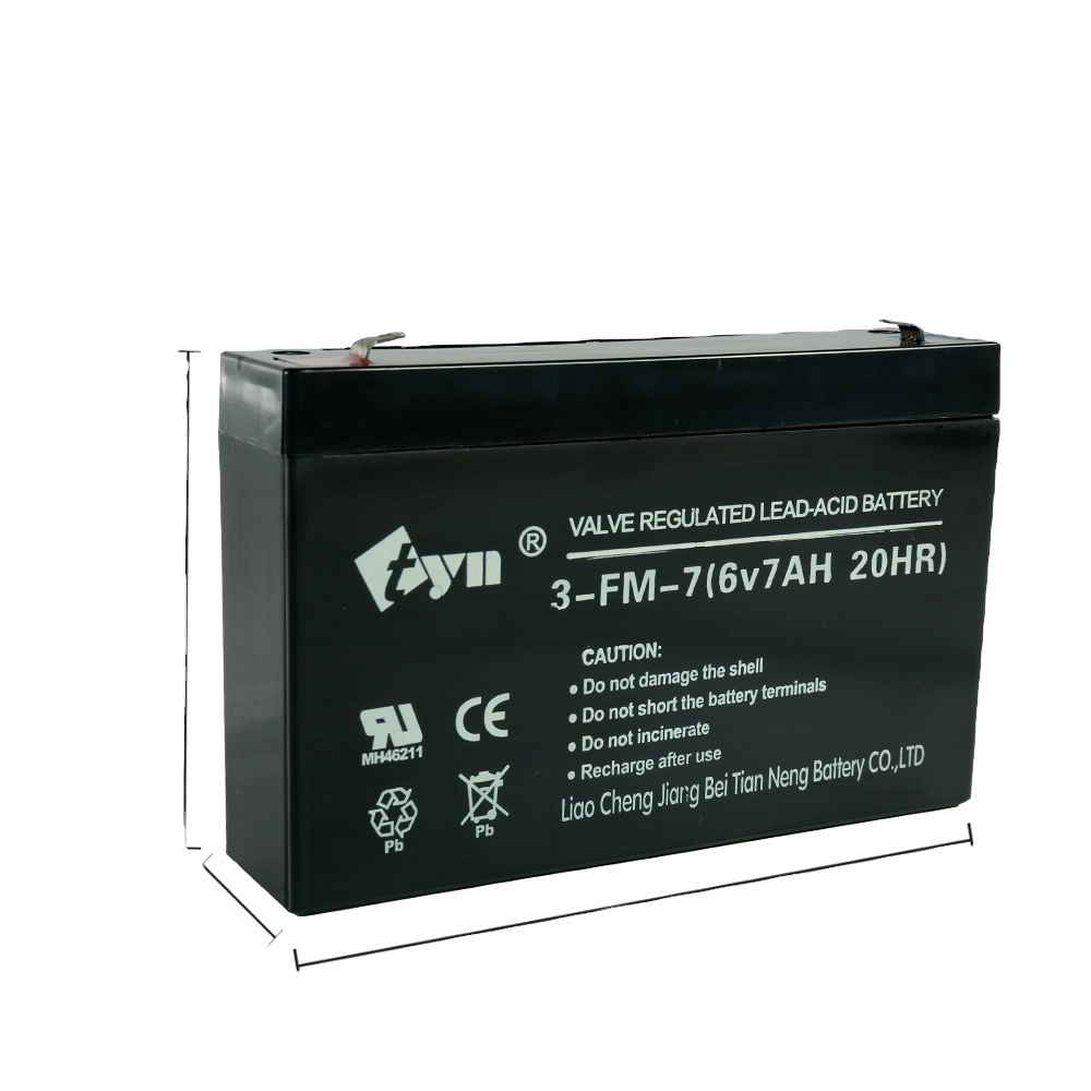 Cheap high quality 7ah Sealed Acid Battery 6v Sealed Lead Acid Batteries 6v Lead Acid Battery 7ah