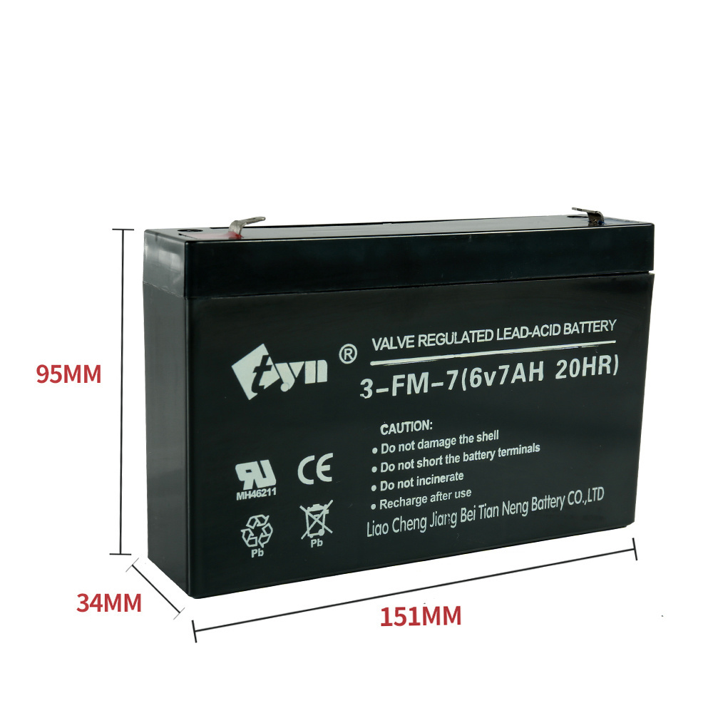 Battery 6V7AH Electronic Scale Elevator Children's Car Special Battery 6V7AH