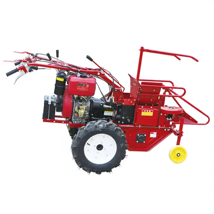 Best Price China Manufacture Quality Small Corn Harvester Household Diesel Manual Single Row Ridge New Harvest