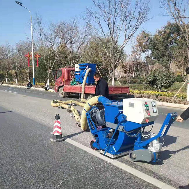 Road Marking Remove Pavement Shot Blasting Machine Ride On Shot Blaster for Sale