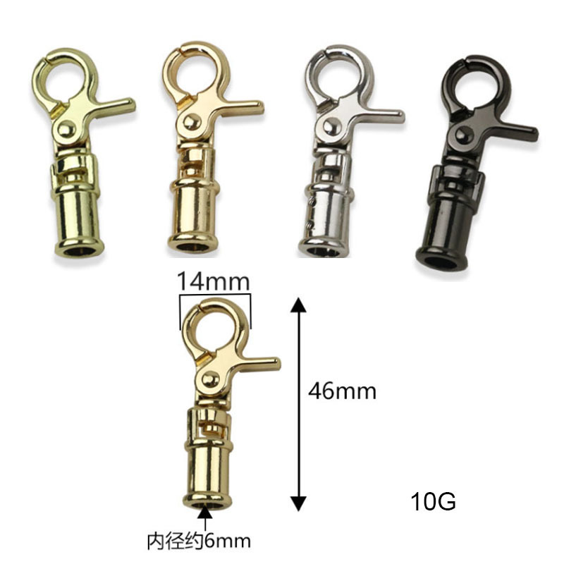 Metal Tassel with a Dog Hook Together for Bag Accessories Wholesale