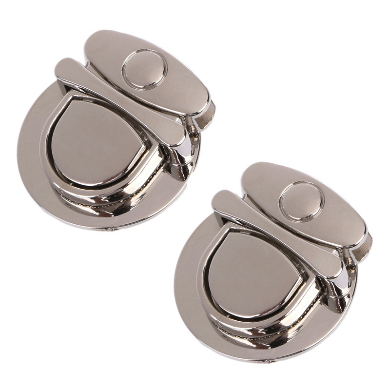 Small MOQ Metal Turn Locks for Bags DIY Fashion Twist Lock for Handbag Fittings