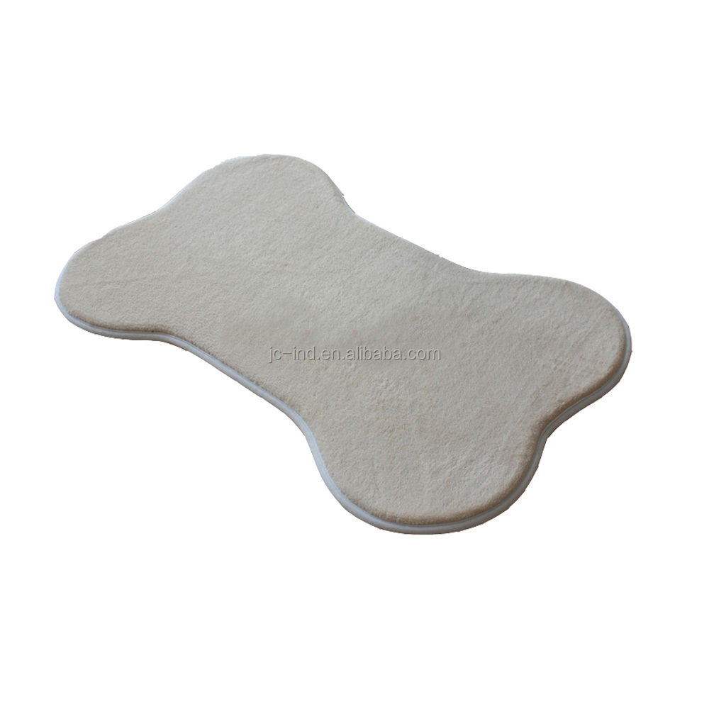 Bone Shape Memory Foam Dog Bed Bone Shape Dog Bed Crate Mat