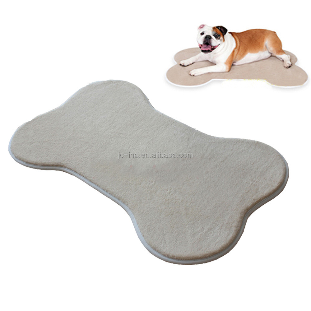 Bone Shape Memory Foam Dog Bed Bone Shape Dog Bed Crate Mat