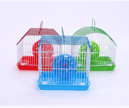 Plastic Pet Travel Carrier Hamster Cage Portable Hamster House