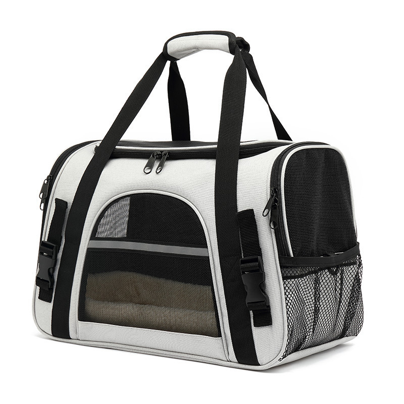 Wholesale Pet Carrier Outdoor Breathable Shoulder Foldable Soft-sided Dog Carrier Bag