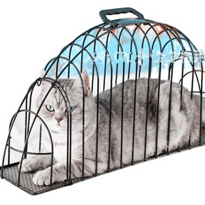 Hot sale high-quality metal 2-door hairy cat bath cage