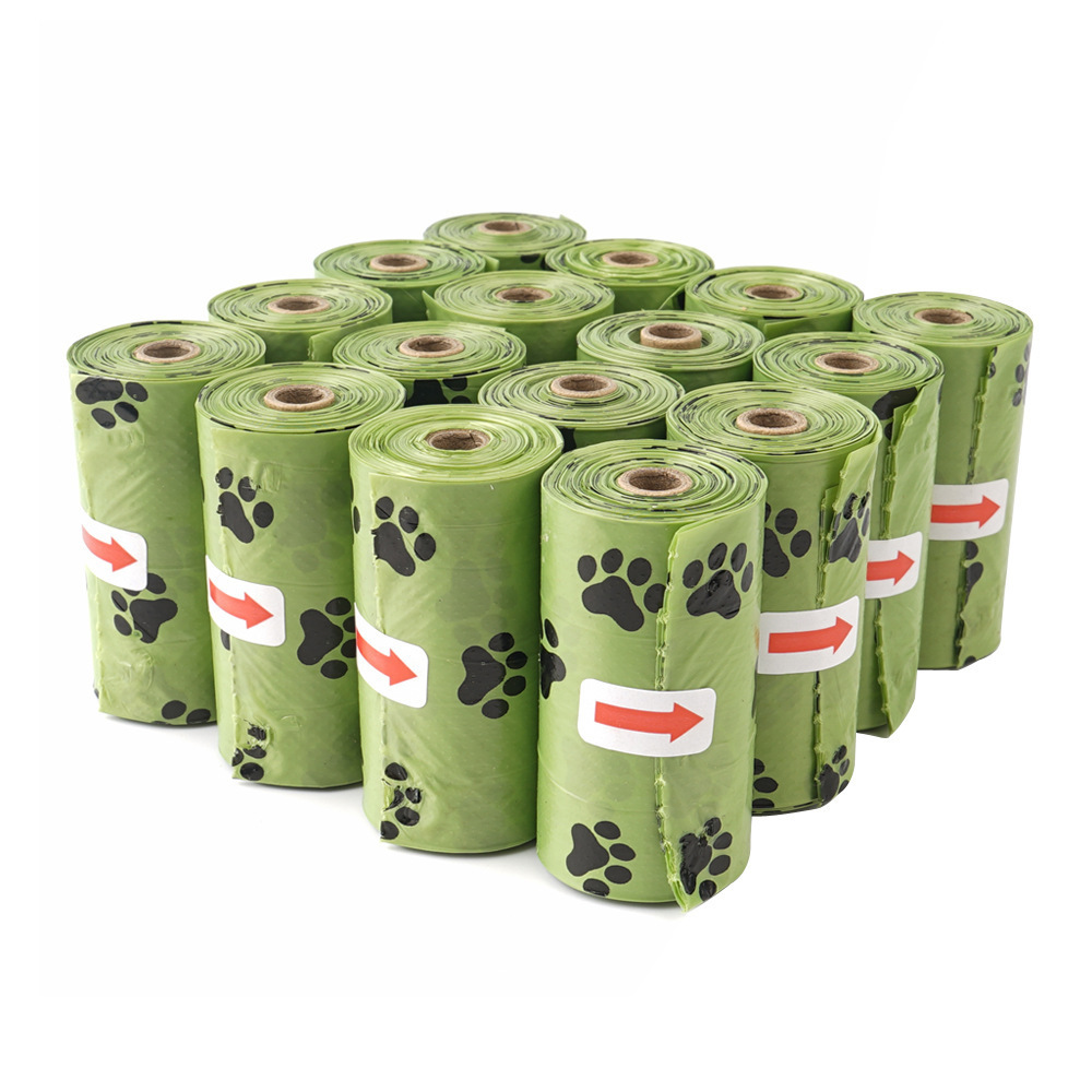 Wholesale Pet Poop Bag Dispenser Biodegradable Thick Leak Proof Pet Dog Poop Bags