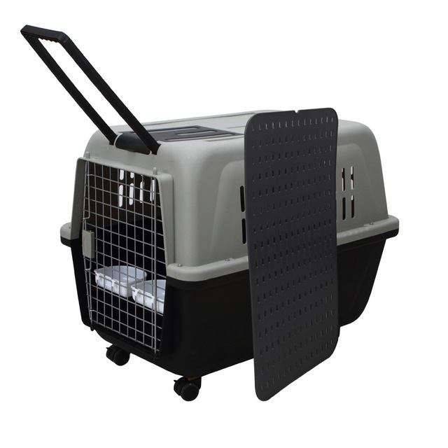 carrier box pet air transport travel breathable cage pet bag cat and dog air box carrier