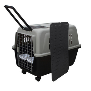 carrier box pet air transport travel breathable cage pet bag cat and dog air box carrier