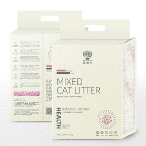 5 In 1 Mixed Cat Litter Deodorizing Factor Granules Bentonite Tofu Litter Carbon Mixed Tofu Cat Litter