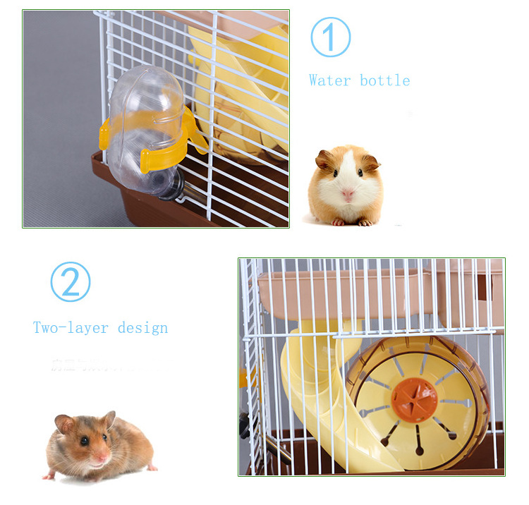 Plastic Pet Travel Carrier Hamster Cage Portable Hamster House