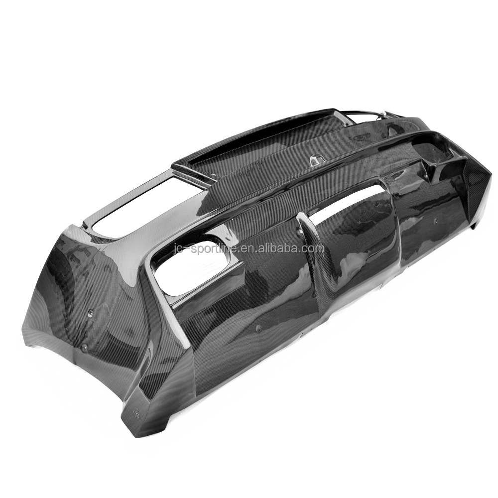 D style Carbon Fiber Rear Bumper Body Kit for Lamborghini Gallardo LP550 LP560 LP570 08-12