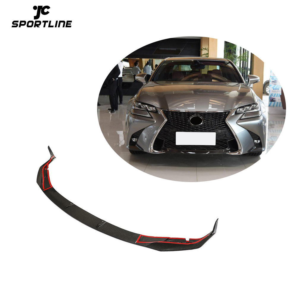 Carbon Fiber Auto Front Lip for Lexus GS300 GS350 GS450 F-SPORT 2016-2019