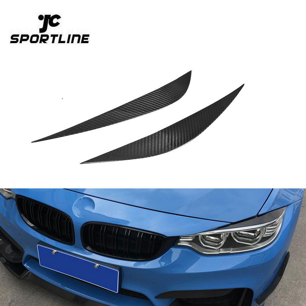 Pure Carbon Fiber Autoclave F82 Carbon Eyelids for BMW F32 F33 F36 F82 F83 M4 F80 M3 14-18