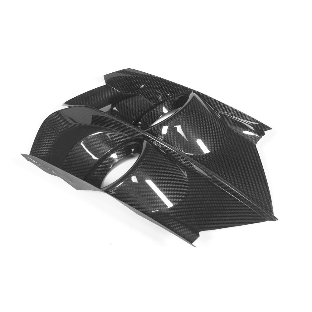 Carbon Fiber Front Bumper Fog Lamp Light Cover for Ford Mustang 2015 UP