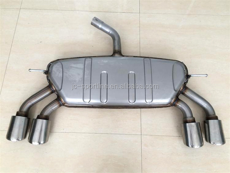 304 Steel Auto Car Exhaust System for Volkswagen VW Golf VII Golf 7 MK7 R R LINE