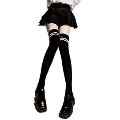 Teen Girl Knee High Tube Sock Sexy Girls Over The Knee Socks Knee High Slipper Socks Women Free Standard Stockings Knitted T.T